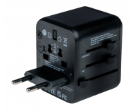 Verbatim Uniwersalny adapter podróżny UTA-02 USB-C PD 20W USB-A QC - 1192946 - zdjęcie 2